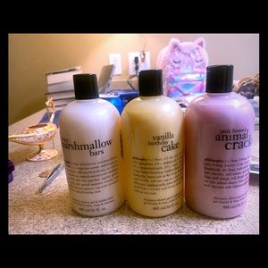 3 Philosophy shampoos